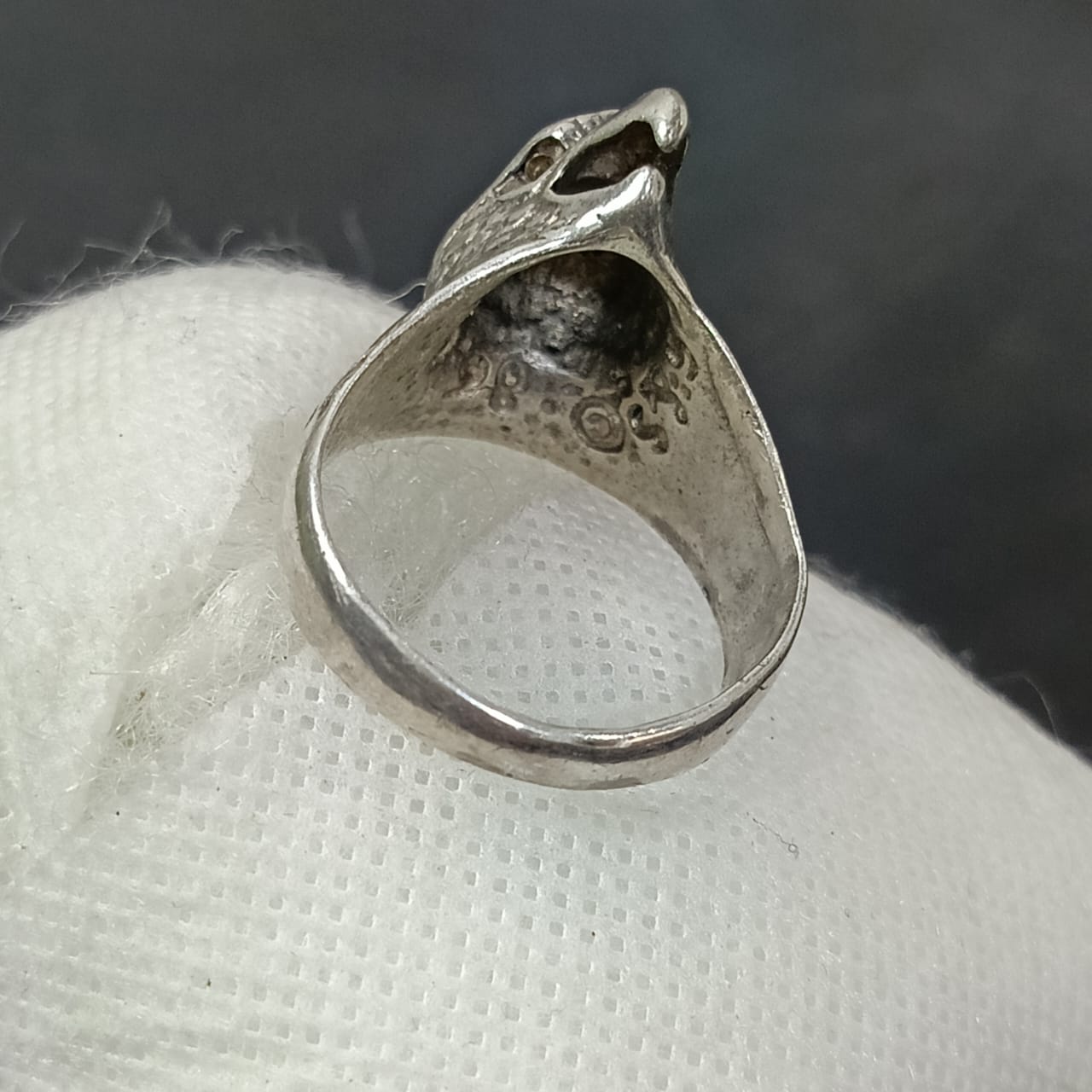 خاتم فضة نسر تحفة