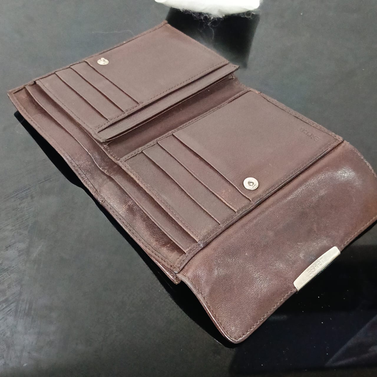 Portefeuille esprit original en cuir vintage