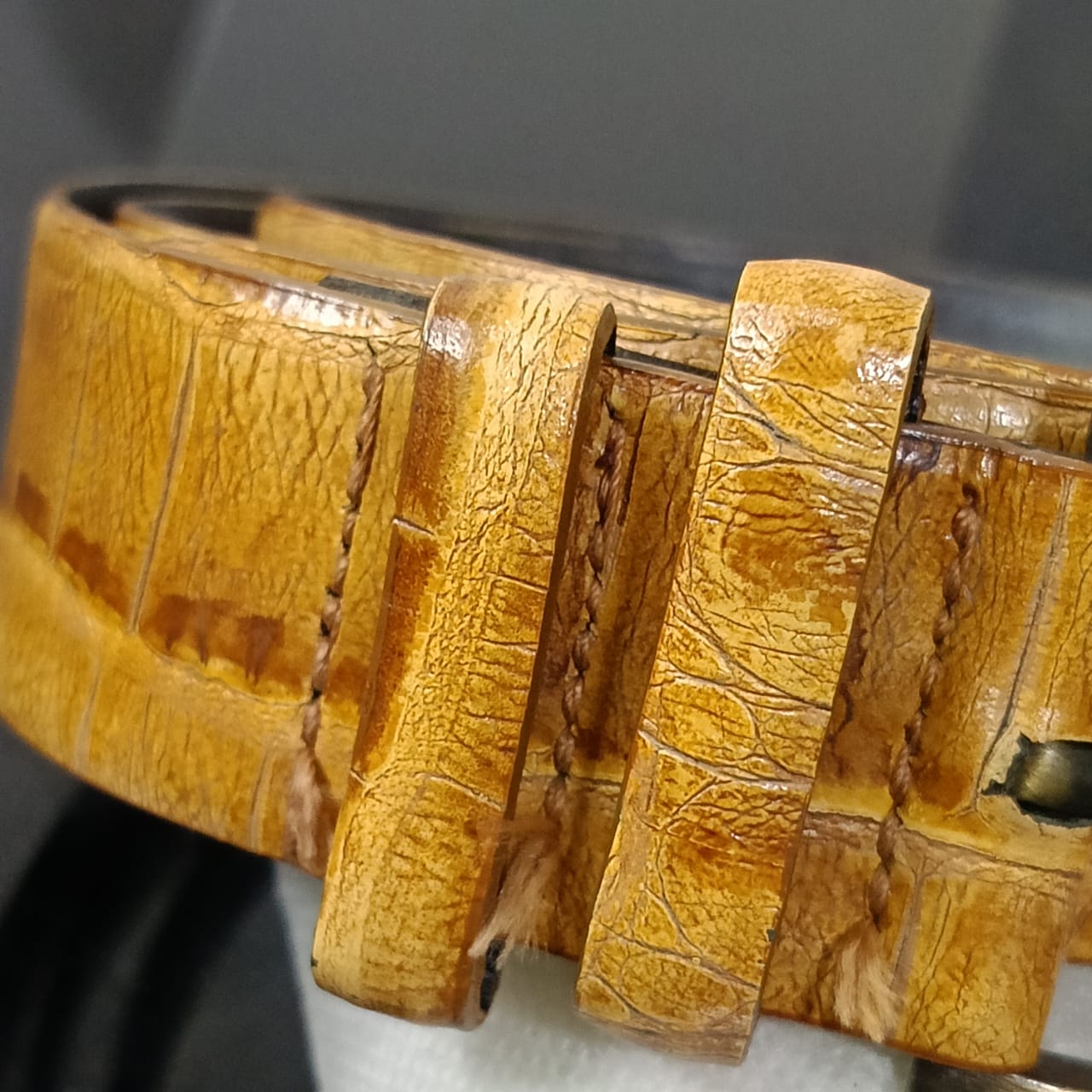 Ceinture en cuir vintage original