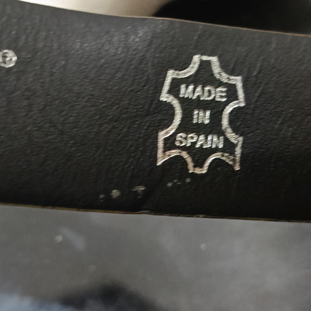 Ceinture en cuir vintage original