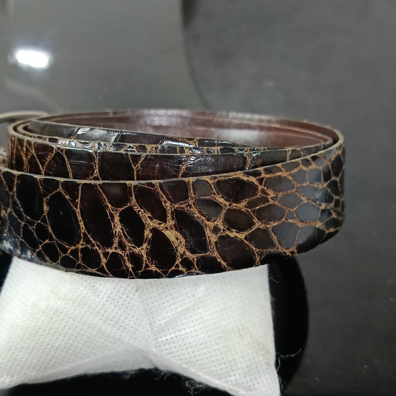 Ceinture en cuir vintage original