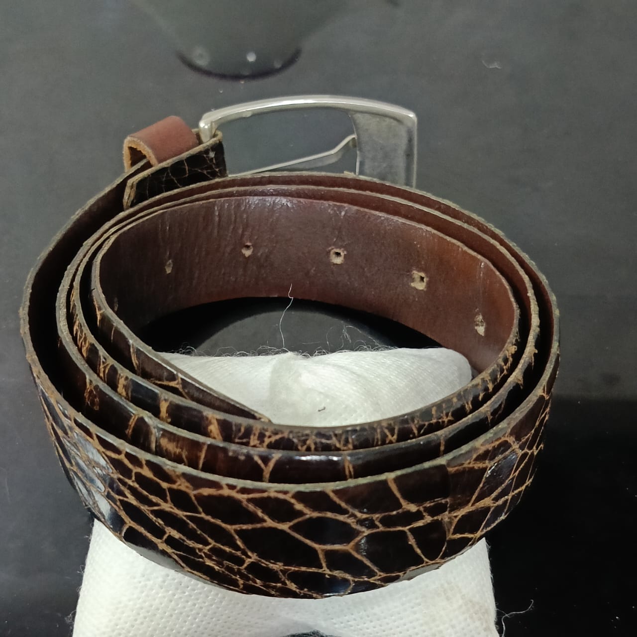 Ceinture en cuir vintage original