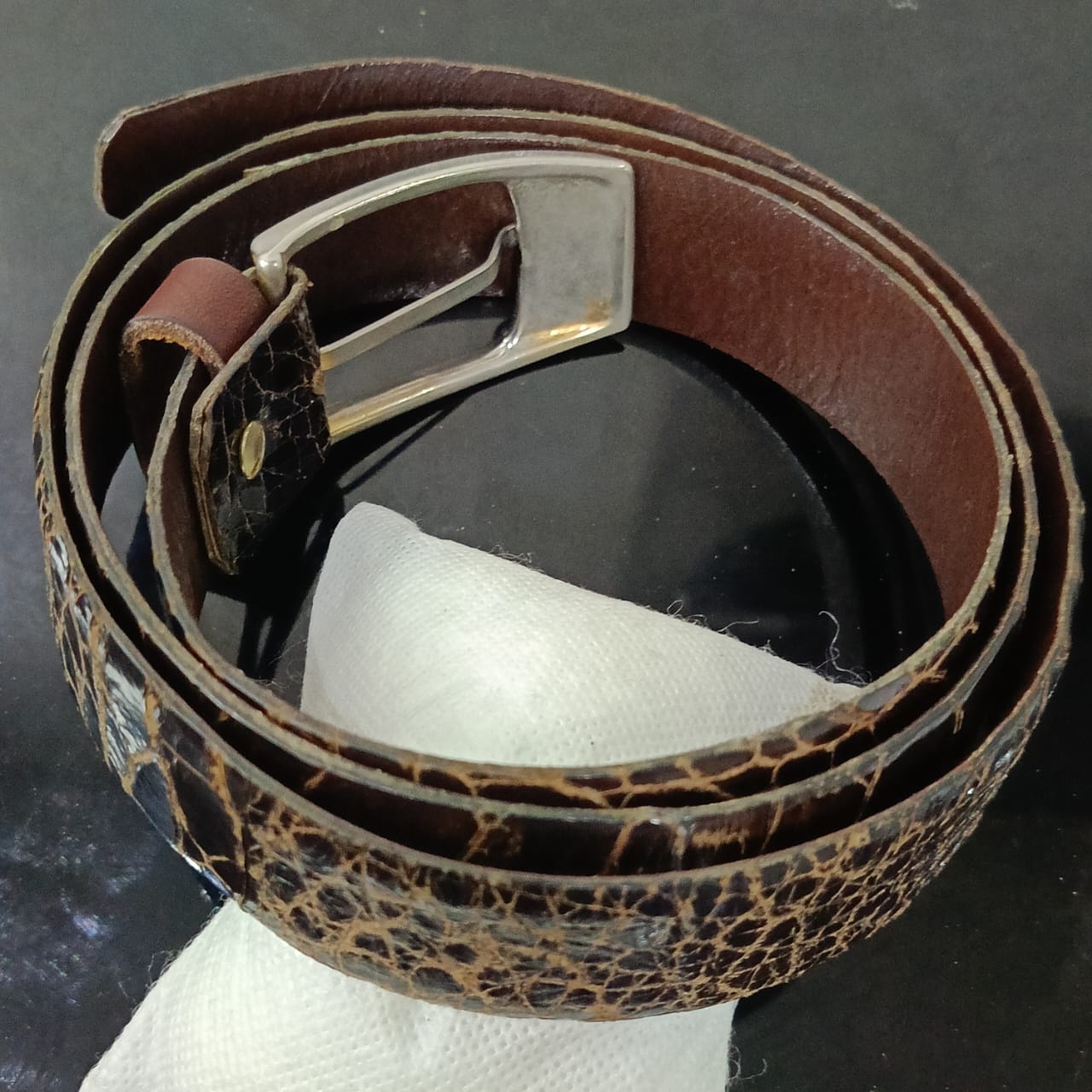 Ceinture en cuir vintage original
