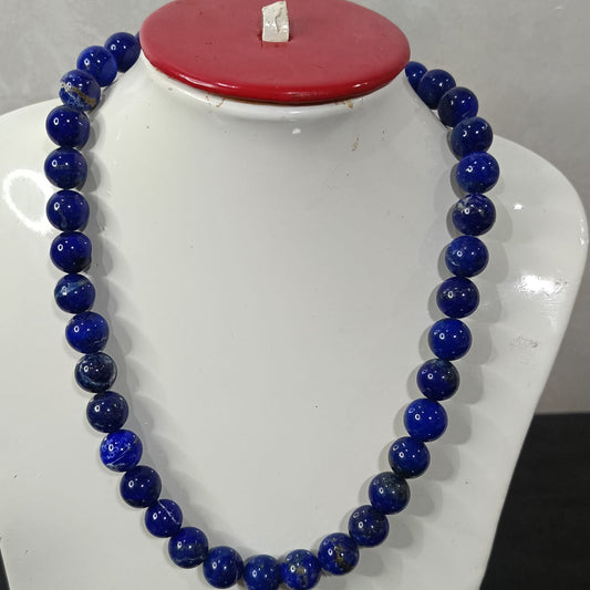 عقد تحفة بحجر لازورد طبيعي