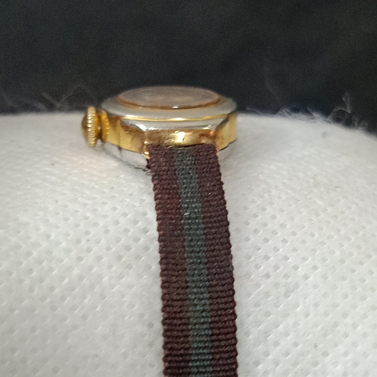 Montre kivi femme mécanique plaqué or vintage original