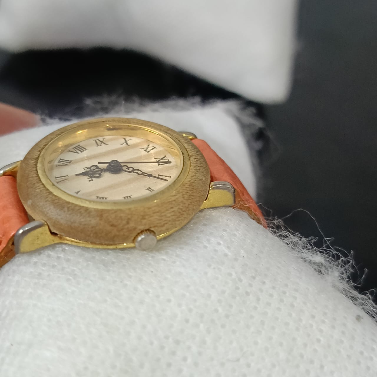 Montre femme quartz original en bois