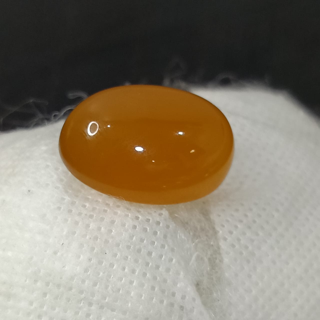 فص حجر عقيق طبيعي