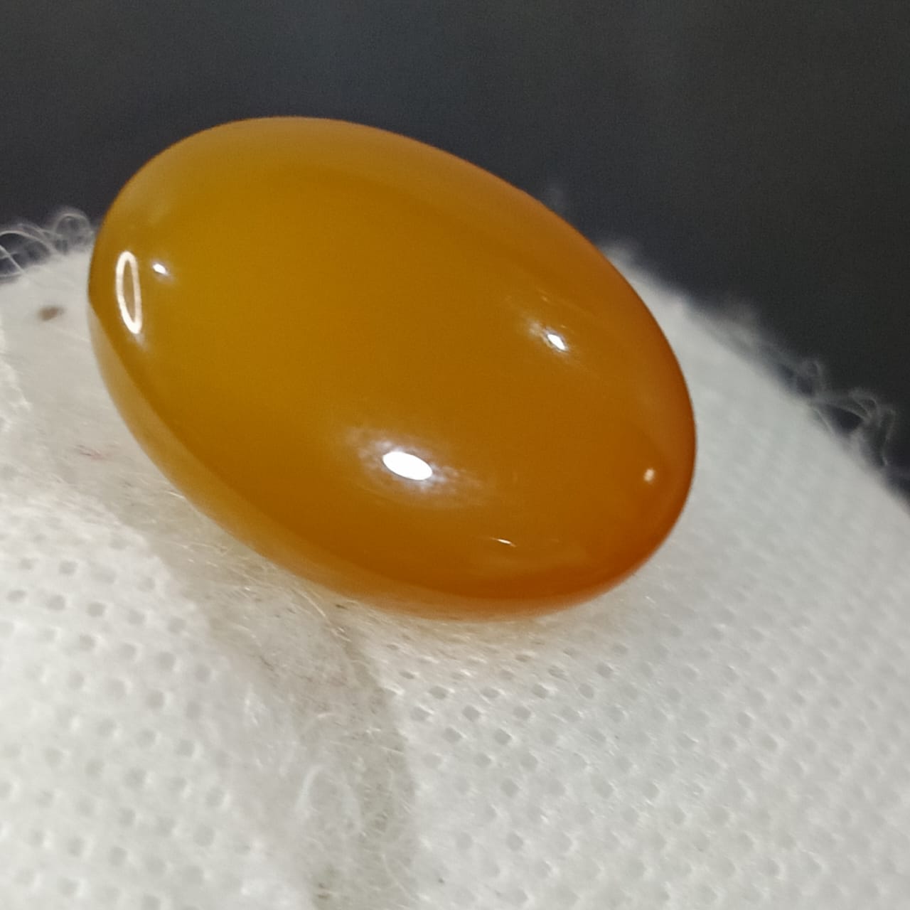 فص حجر عقيق طبيعي