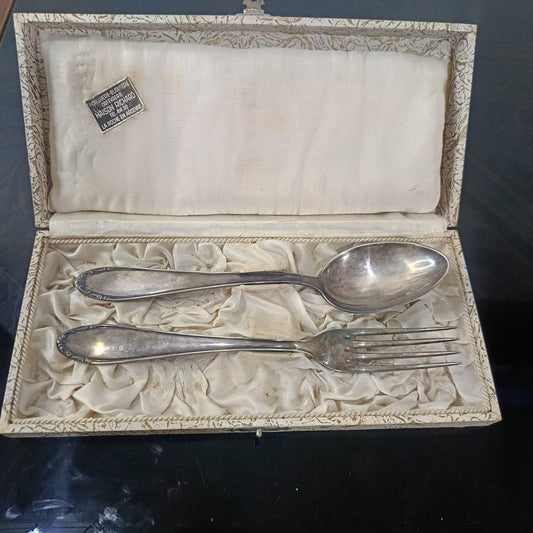 Coffret ancien argent original