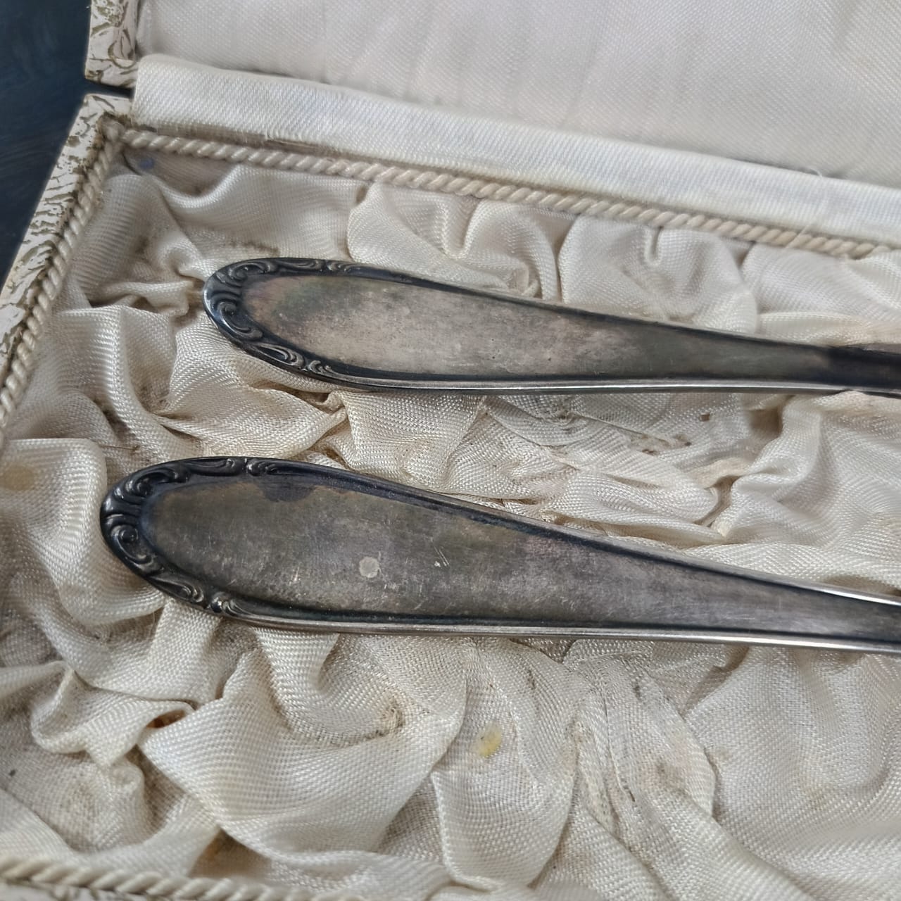 Coffret ancien argent original