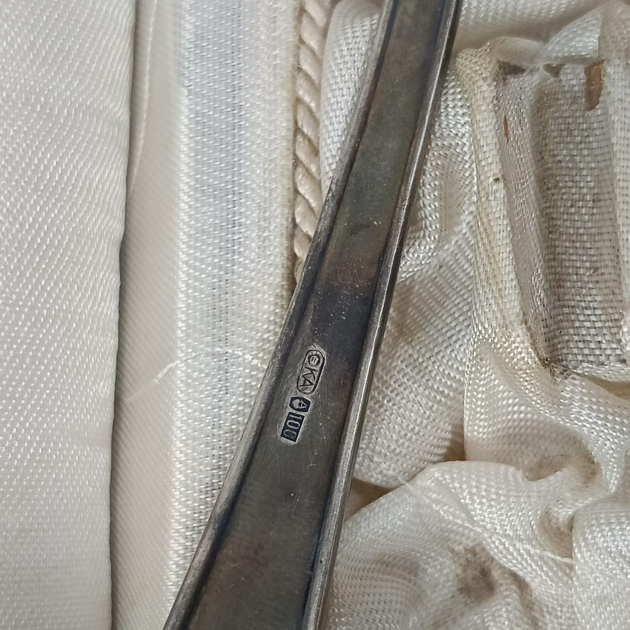 Coffret ancien argent original