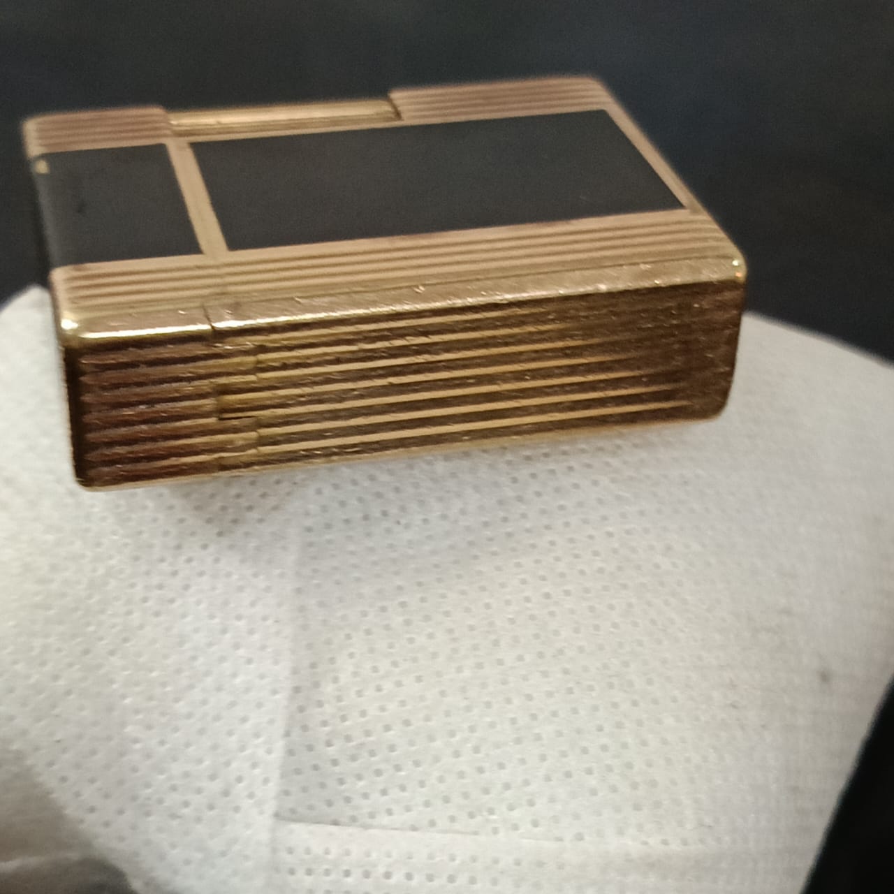 Briquet Dupont plaqué or vintage