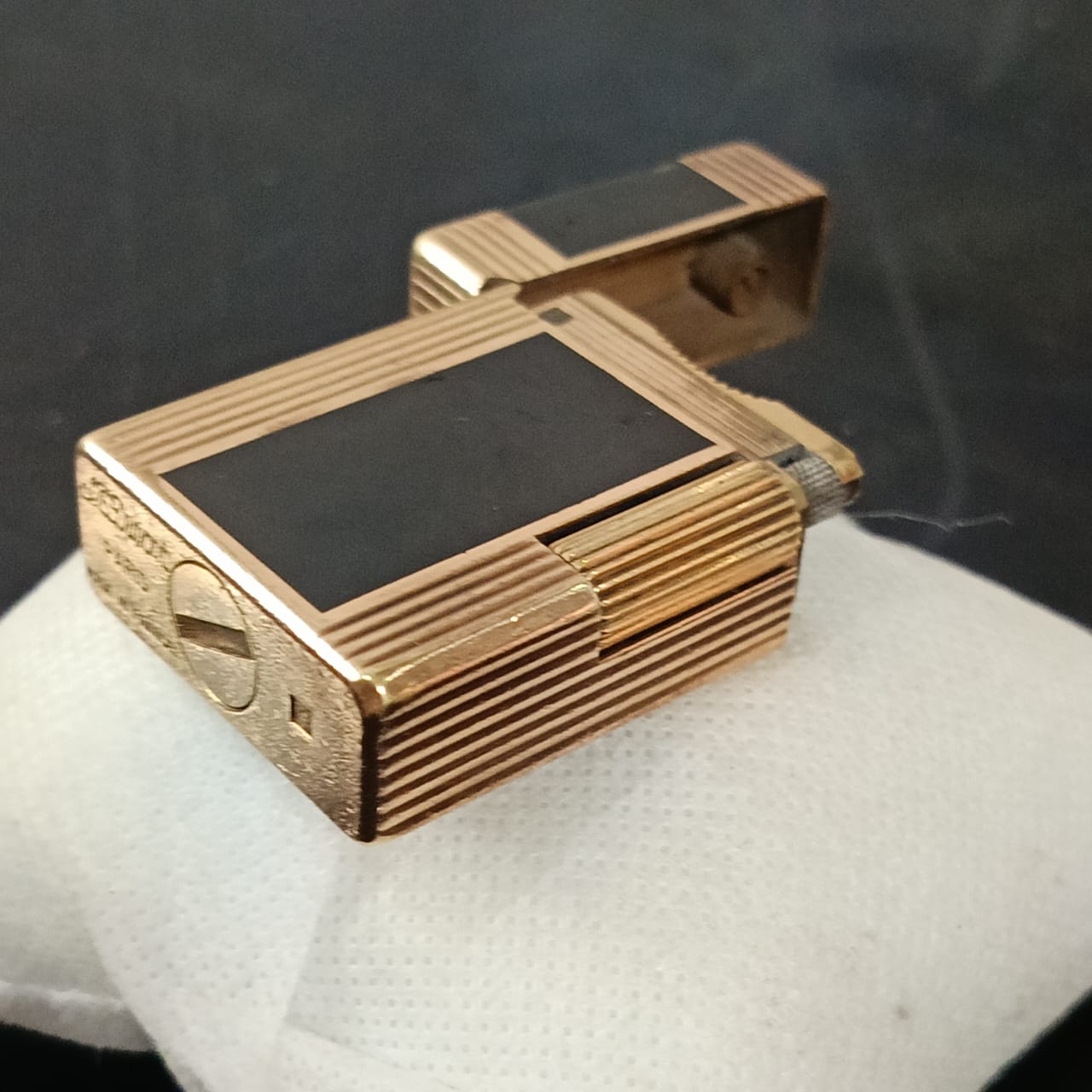 Briquet Dupont plaqué or vintage