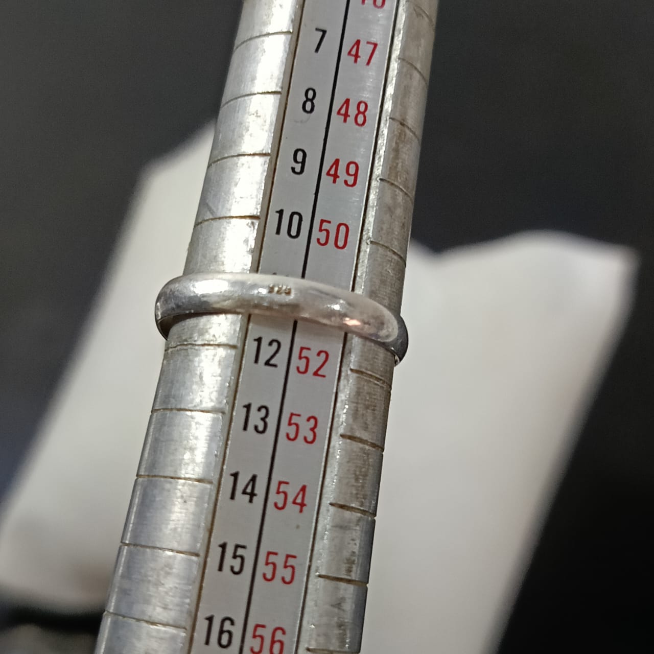 خاتم فضة نسائي جميل