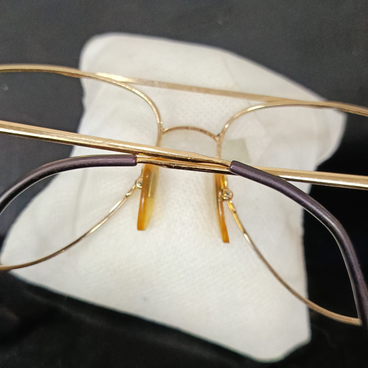 Cadre du lunette plaqué or