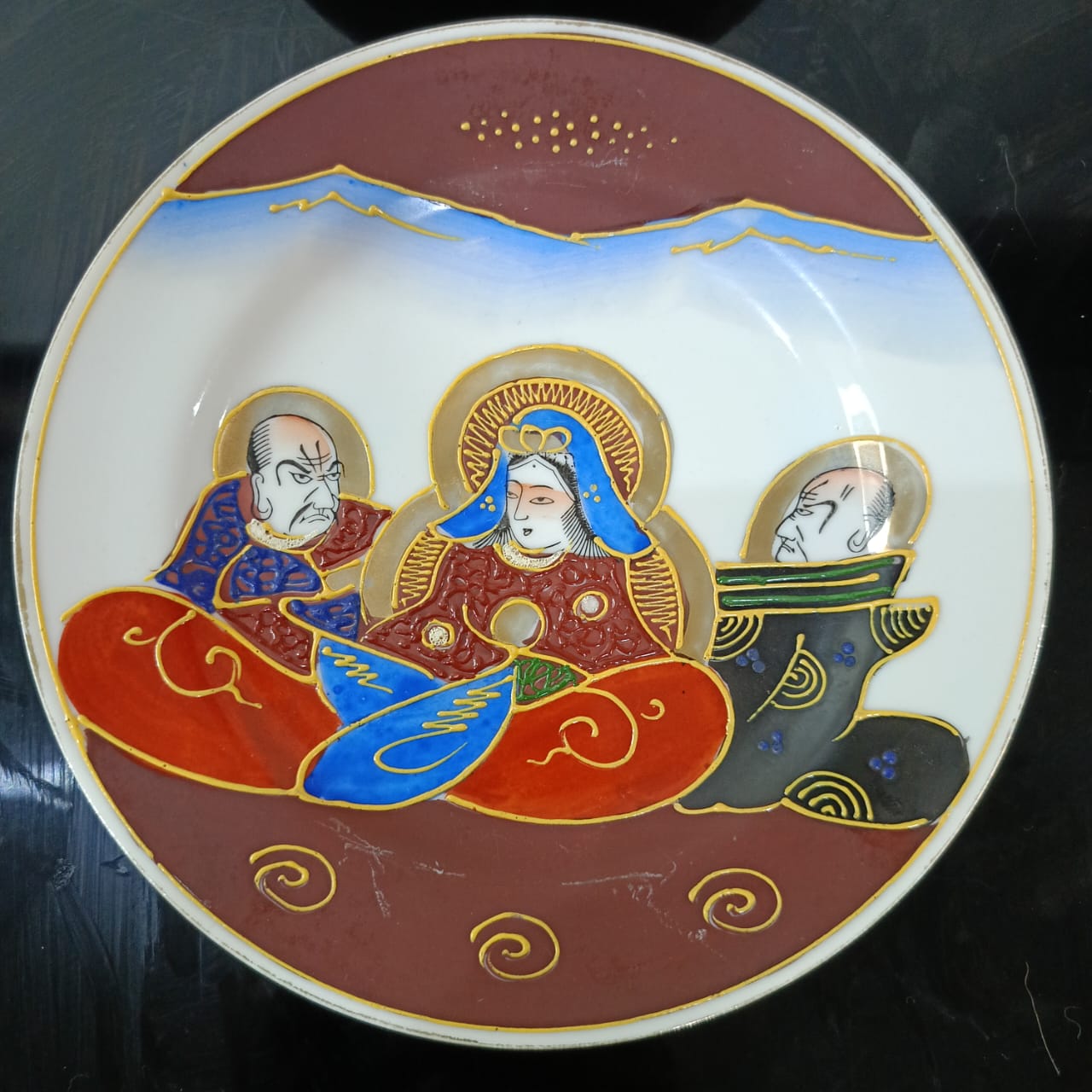 02 plats Art déco original vintage