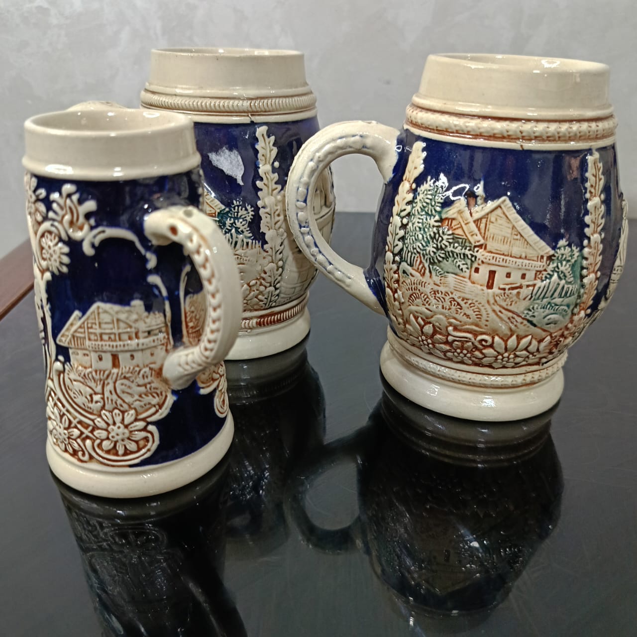 03 pièces Art déco original vintage rare