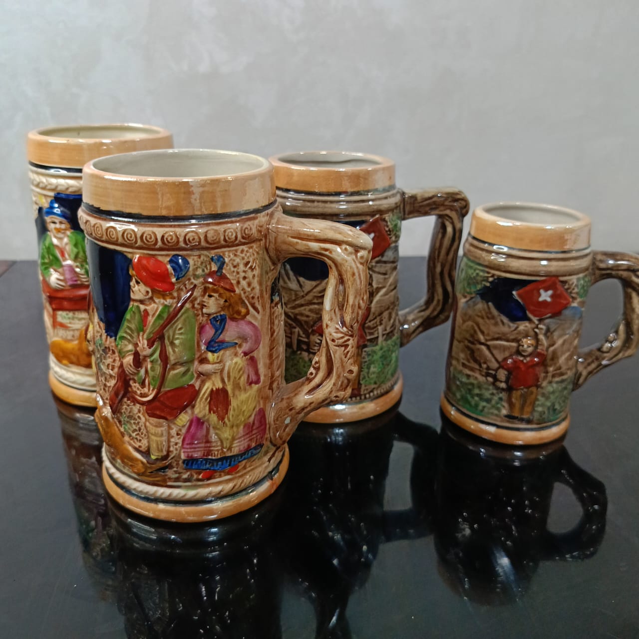 04 pièces Art déco original vintage rare