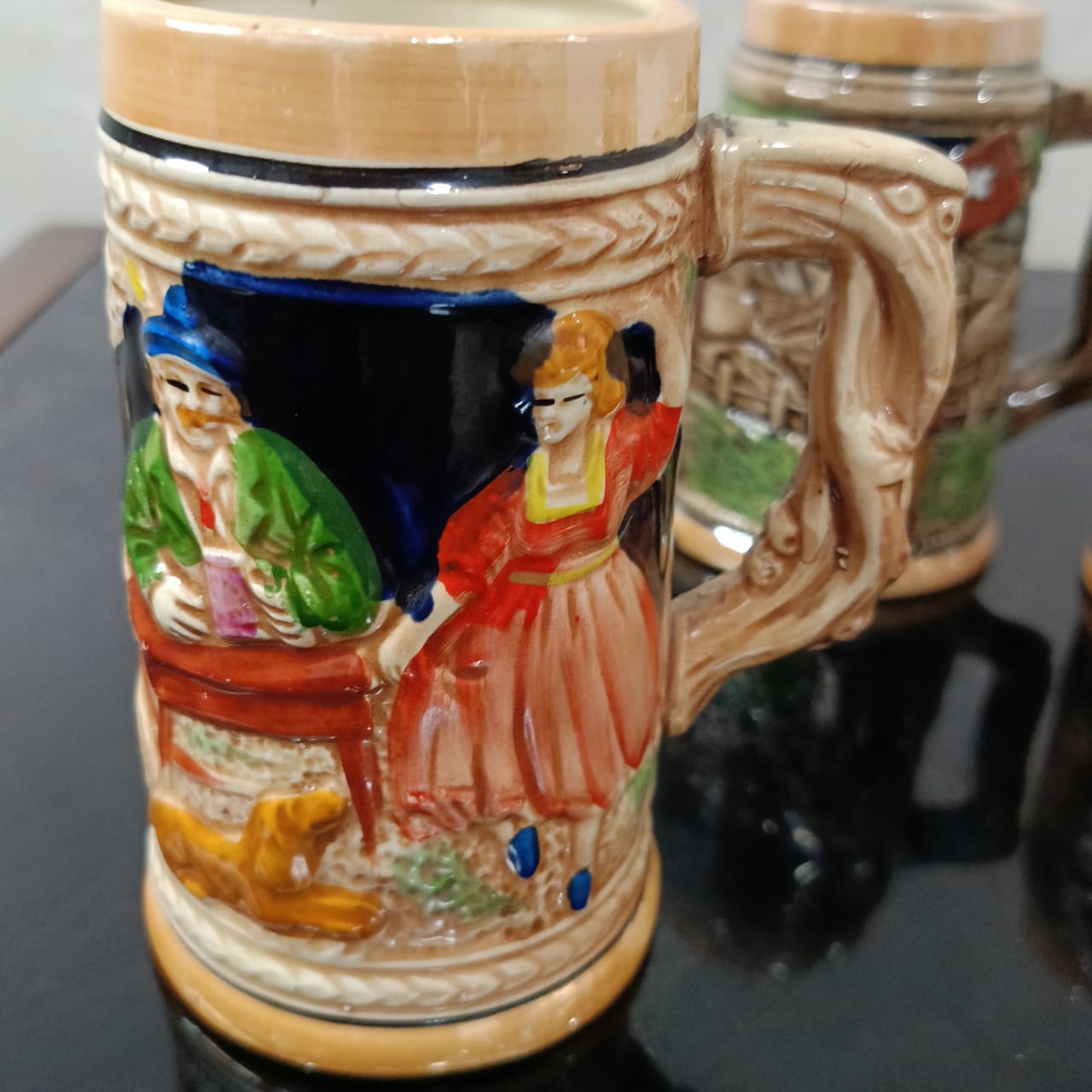 04 pièces Art déco original vintage rare