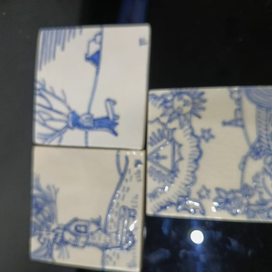 3 Pièces Art déco original vintage&nbsp;