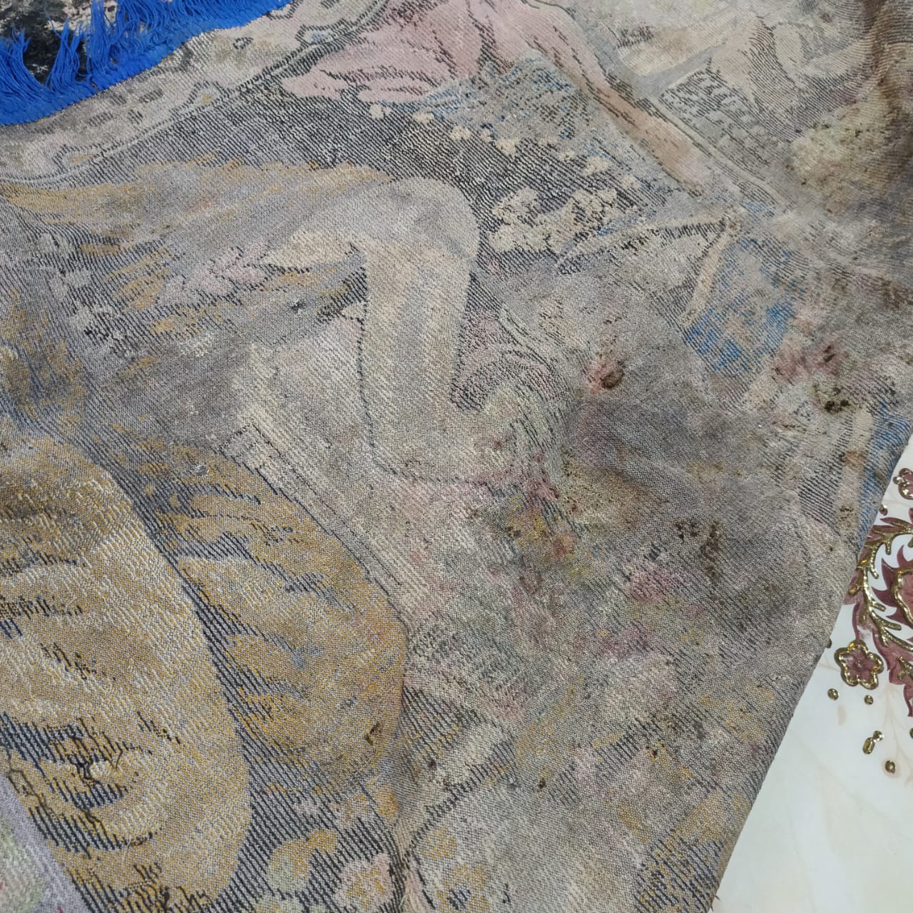 Ancien tapis vintage original