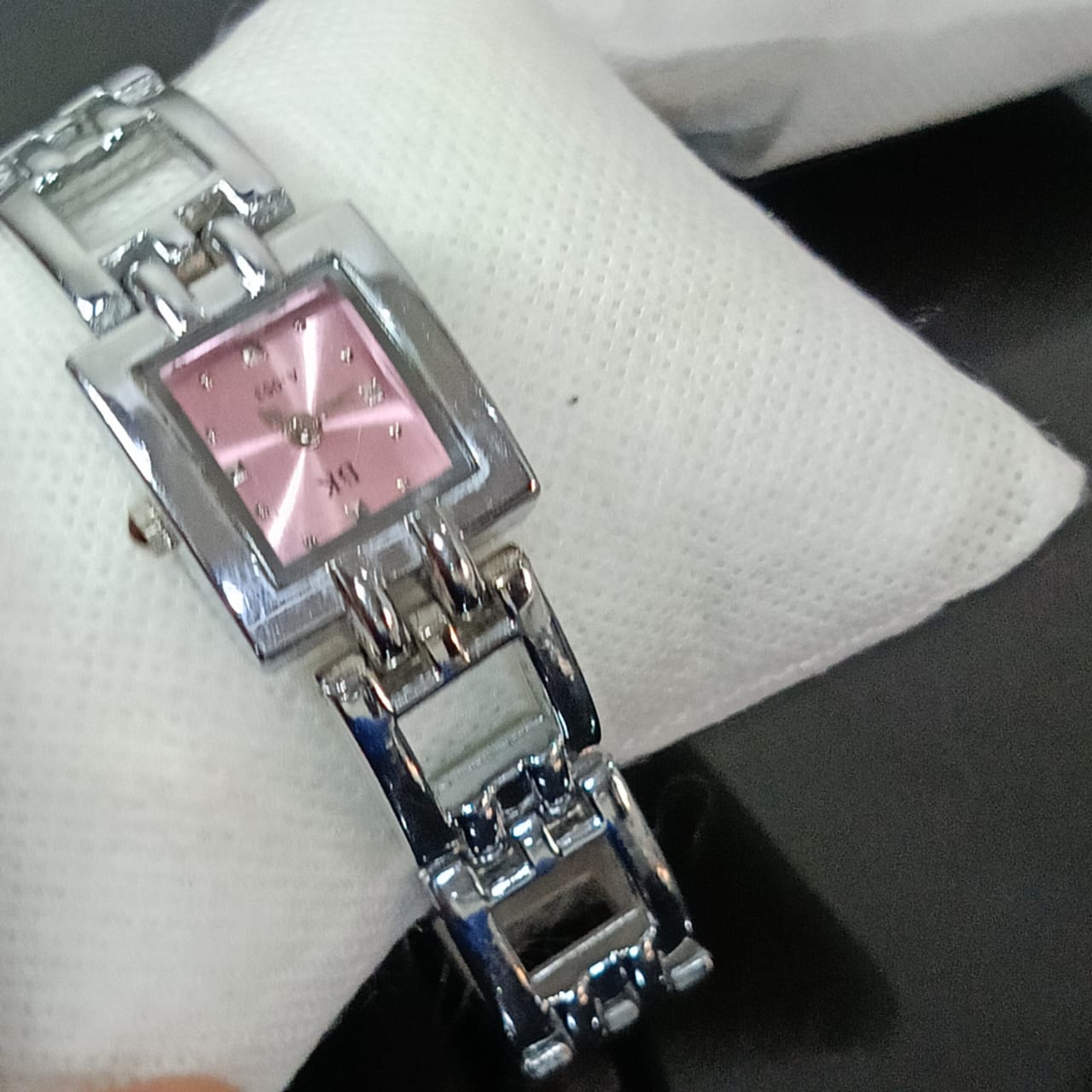 Montre BK femme original Quartz plaqué or blanc
