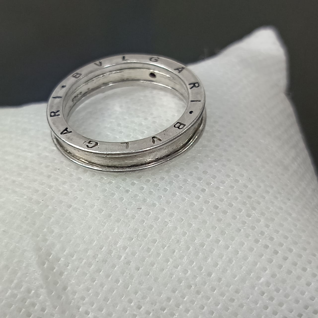 Bague bvolgai argent original et Ruby
