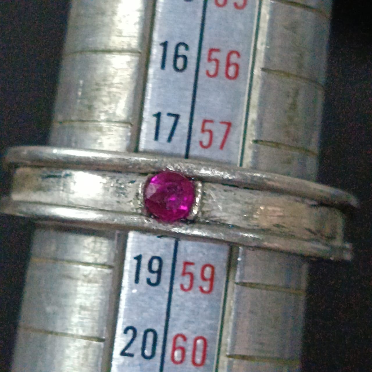 Bague bvolgai argent original et Ruby