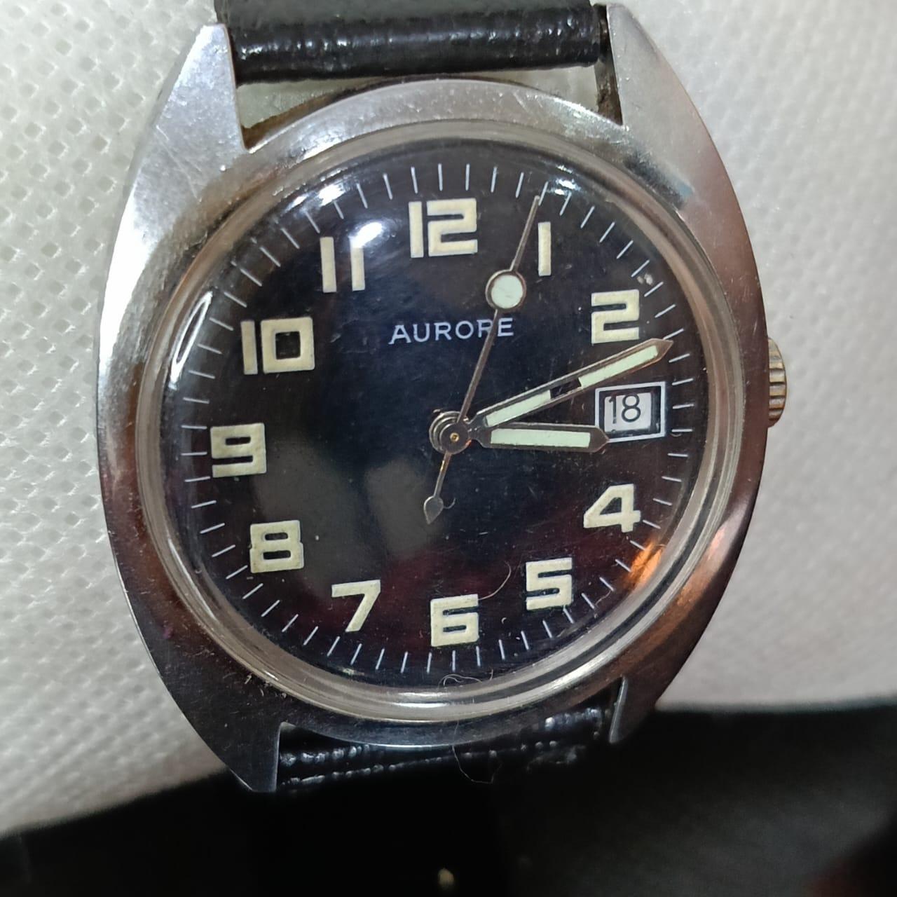 Montre Aurore mécanique vintage original
