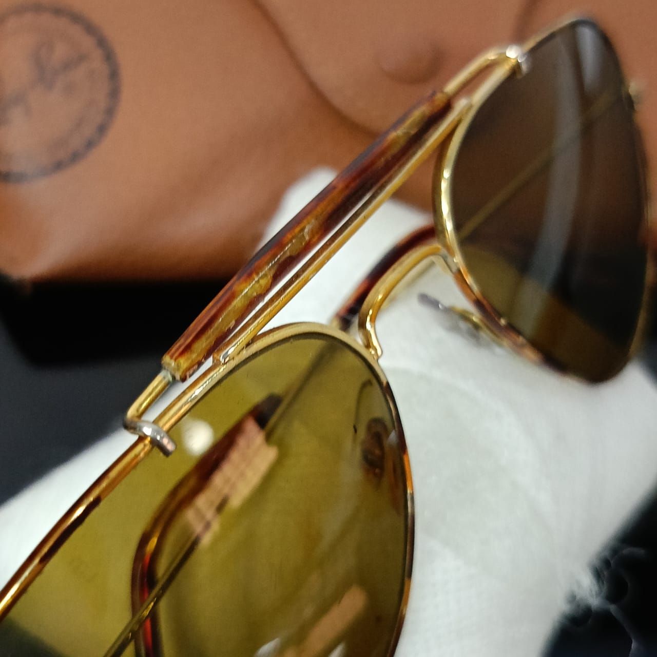 Lunette ray ben USA bl tigre original