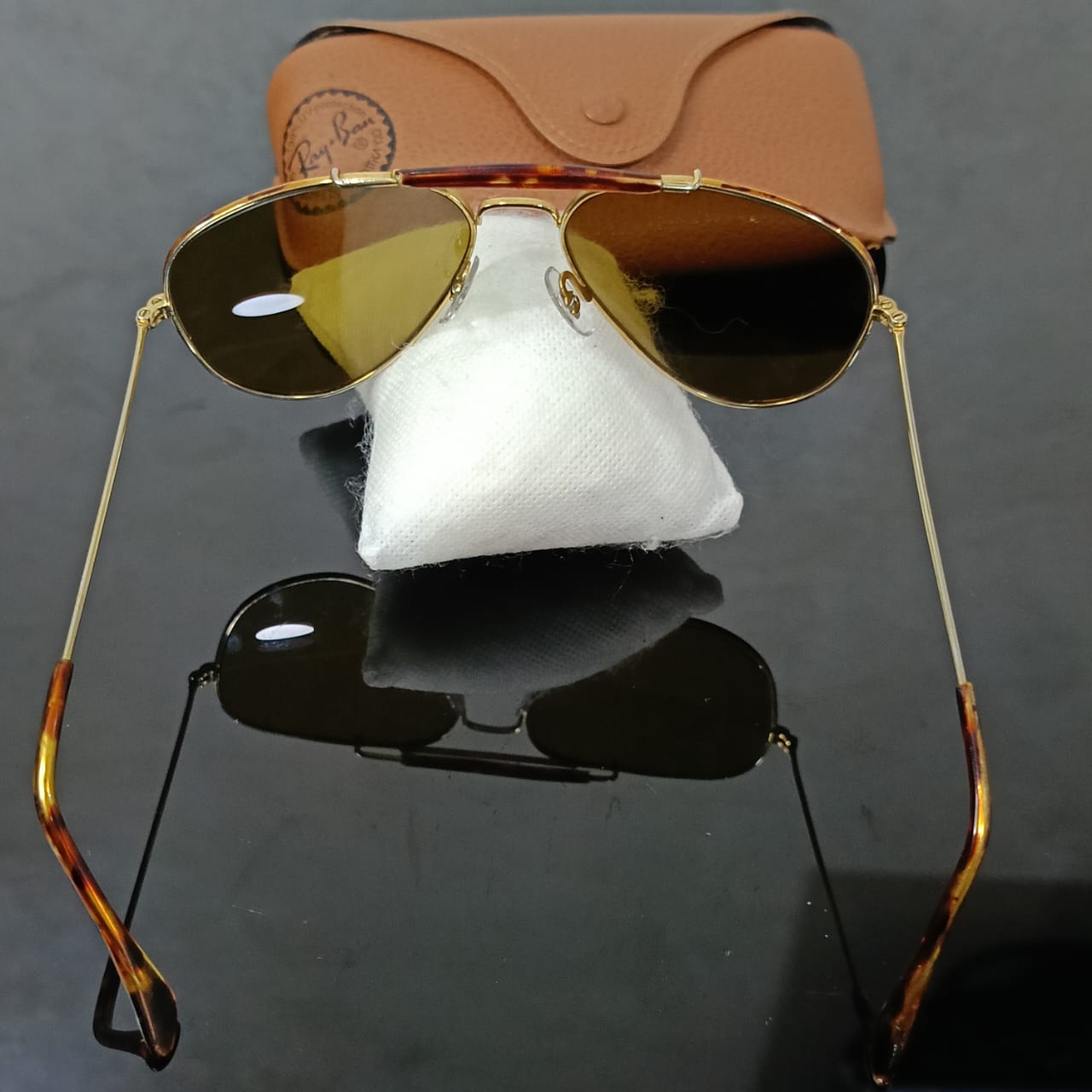Lunette ray ben USA bl tigre original