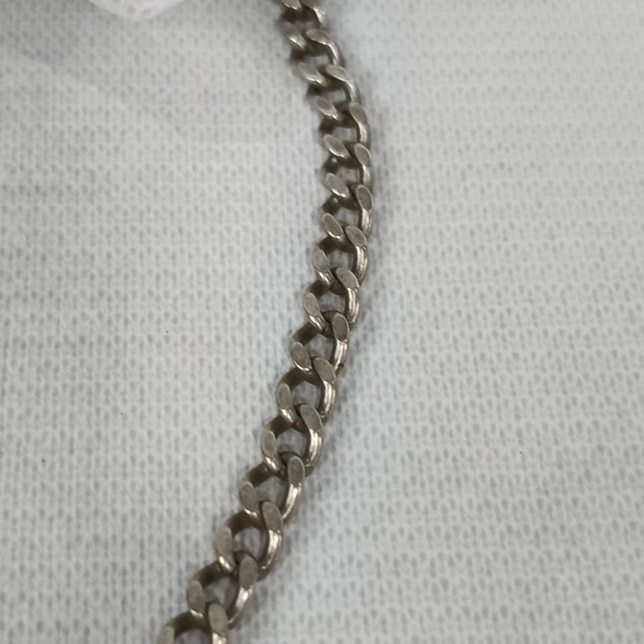 سلسلة فضة 925 بحجر فيروز طبيعي