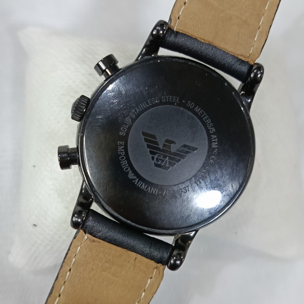 Montre emporio Armani homme plack plack chronographe Quartz