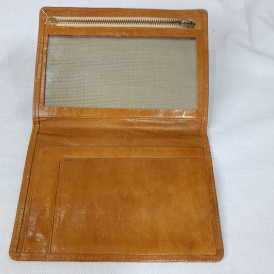 Portefeuille en cuir vintage original