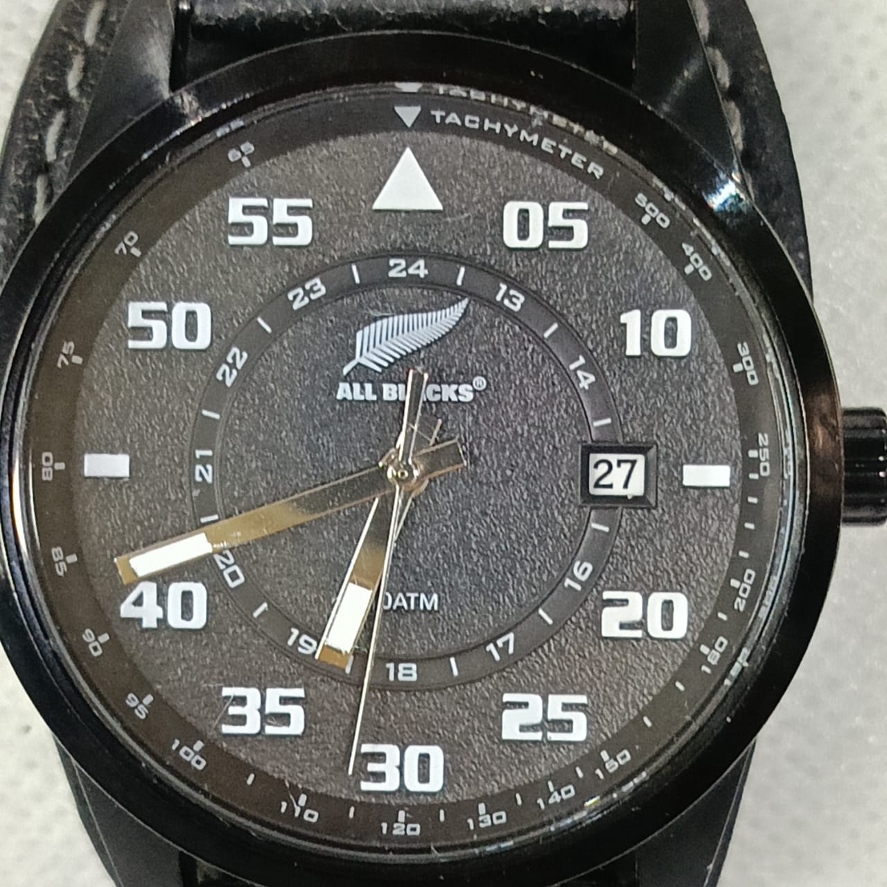 Montre all placks placks en cuir vintage original Quartz