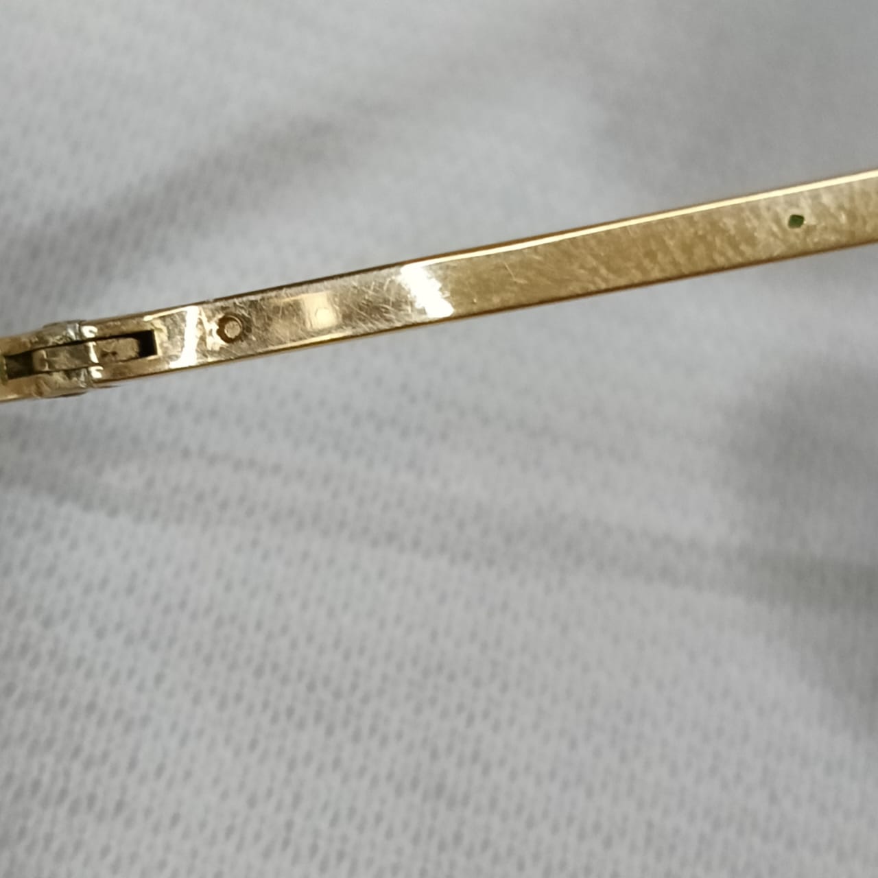 Cadre du lunette Dior femme en plaqué or vintage