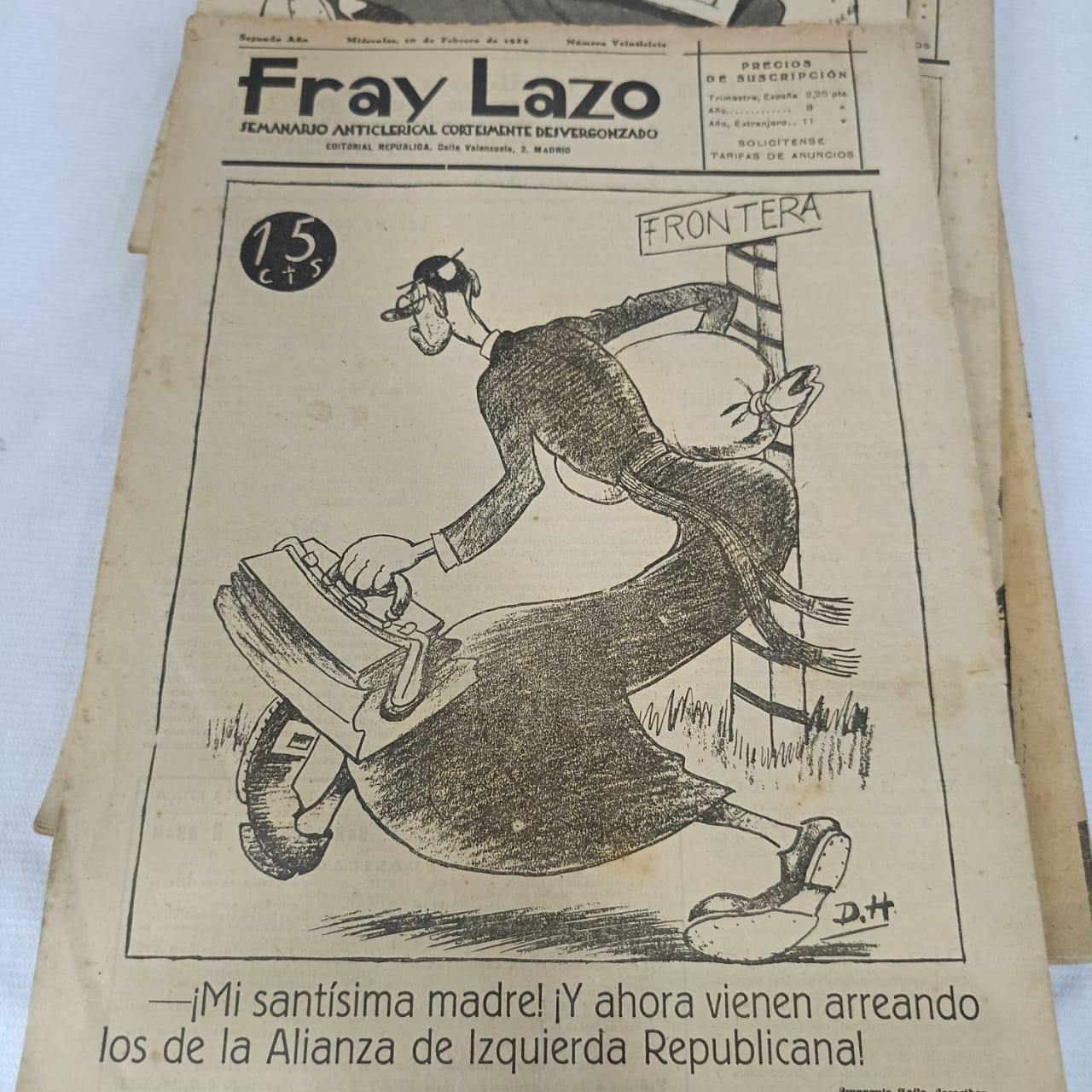 09 magazine fray lazo 1931/1932 vintage original