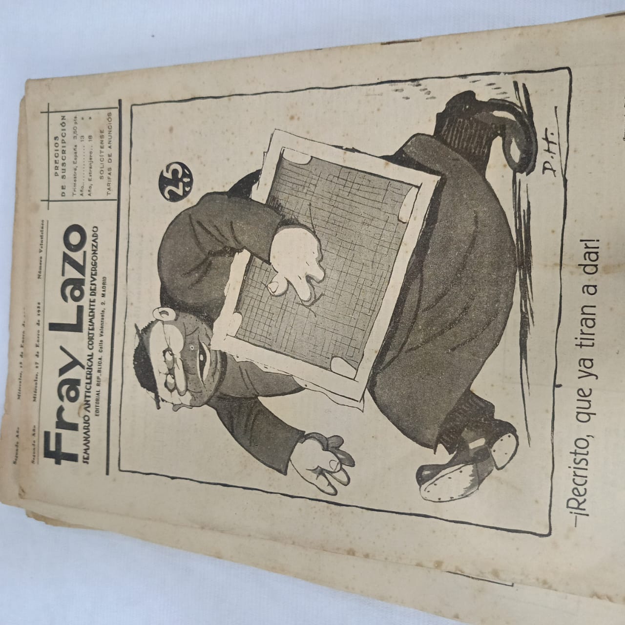 09 magazine fray lazo 1931/1932 vintage original