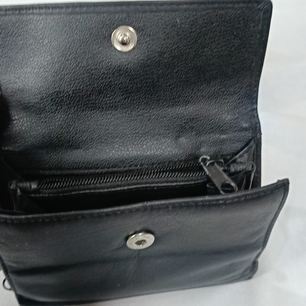 Portefeuille A&amp;B en cuir vintage original