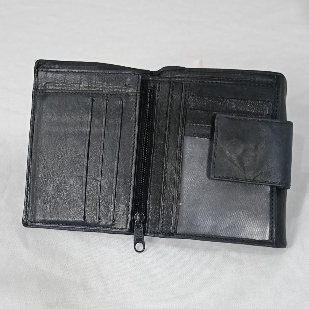 Portefeuille A&amp;B en cuir vintage original