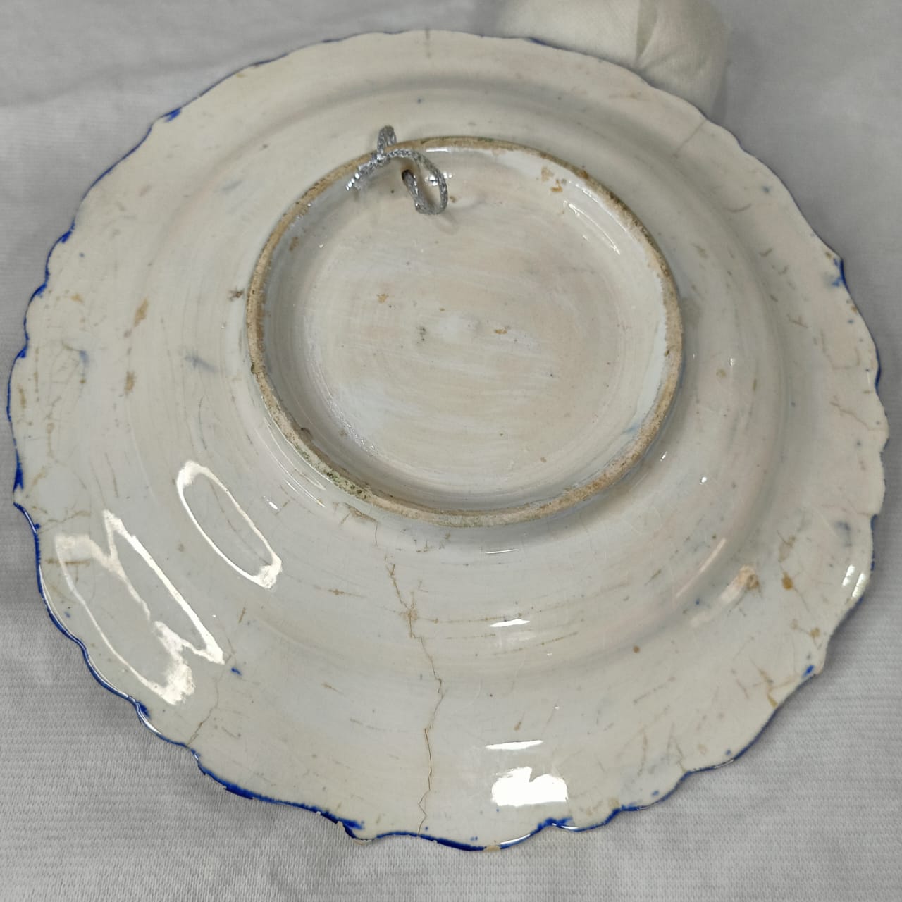 Ancien plat porcelaine art déco original