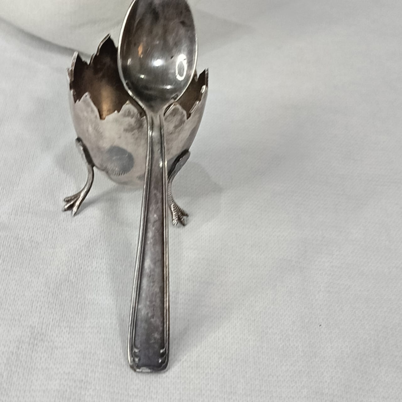 S'écrie argenté antique vintage