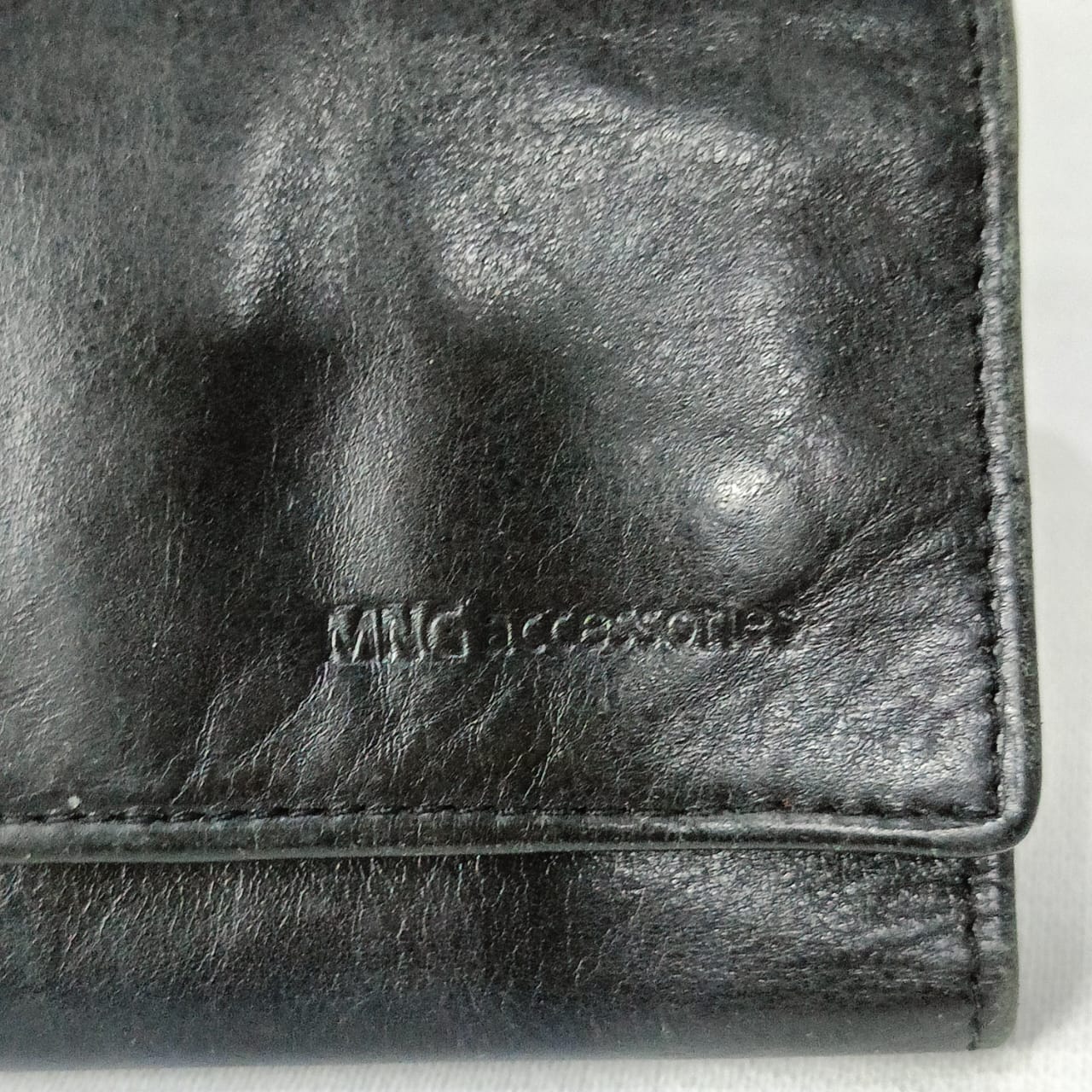 Portefeuille en cuir vintage original