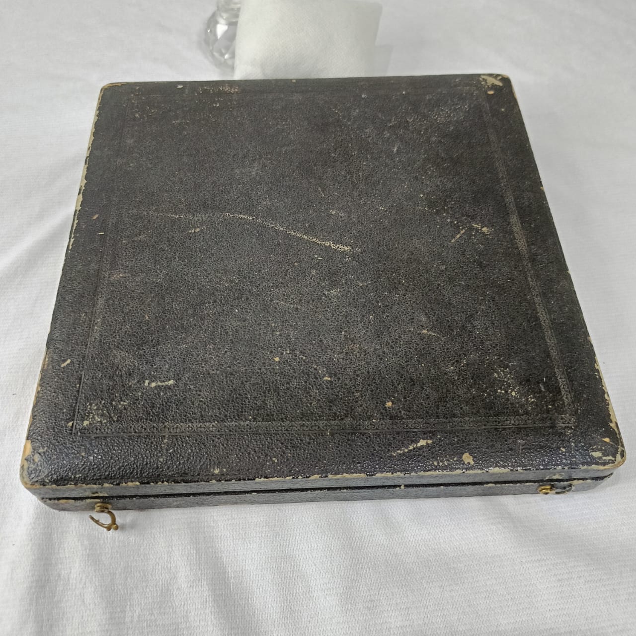 Coffret argenté antique vintage 12 pièce عااج