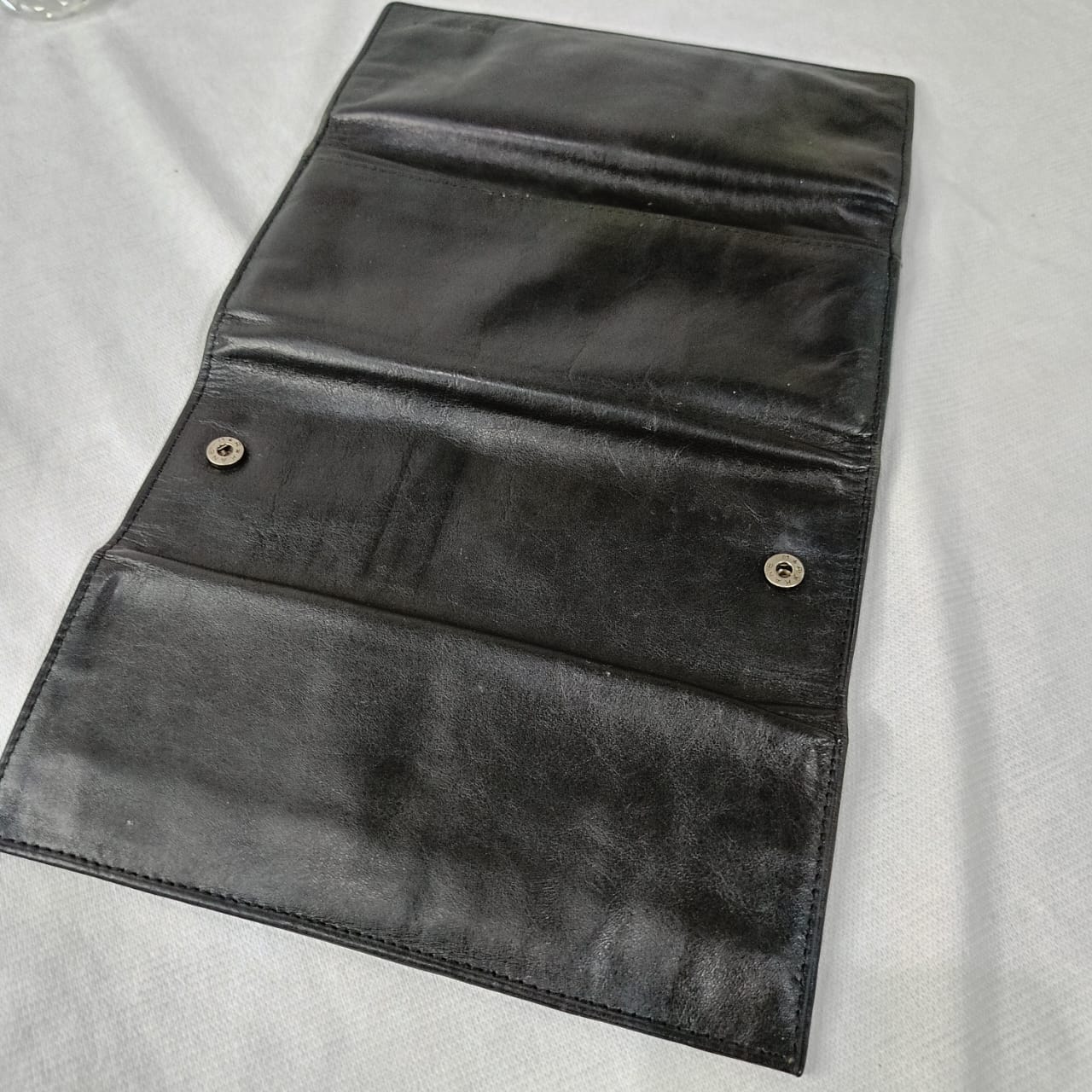 Portefeuille en cuir vintage original