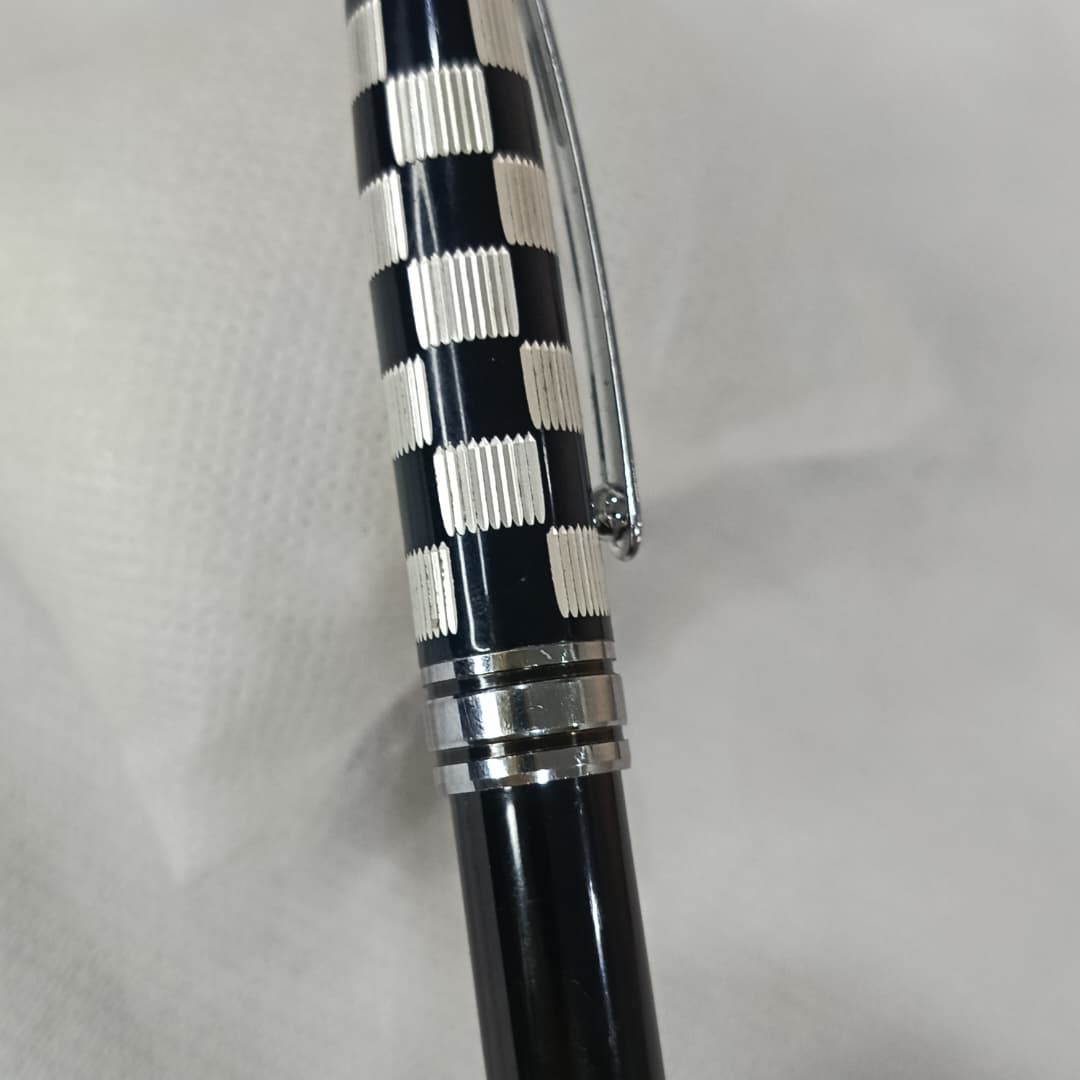 Stylo acier inoxydable vintage original