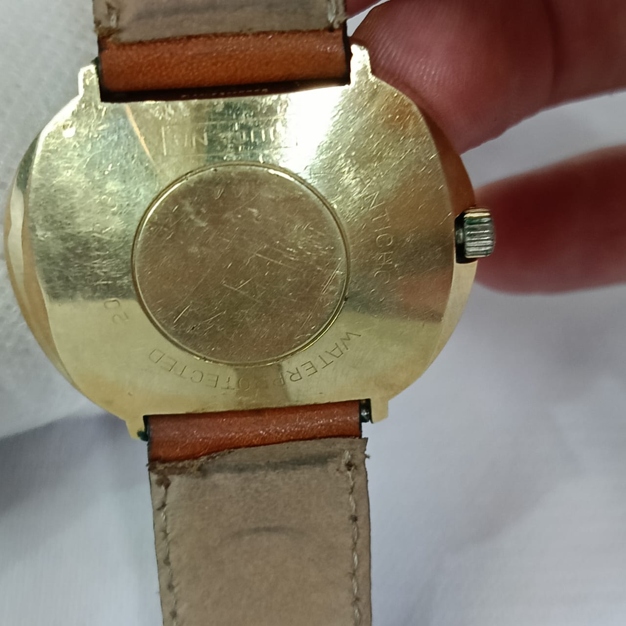 Montre dugena automatique original en plaqué or 20m