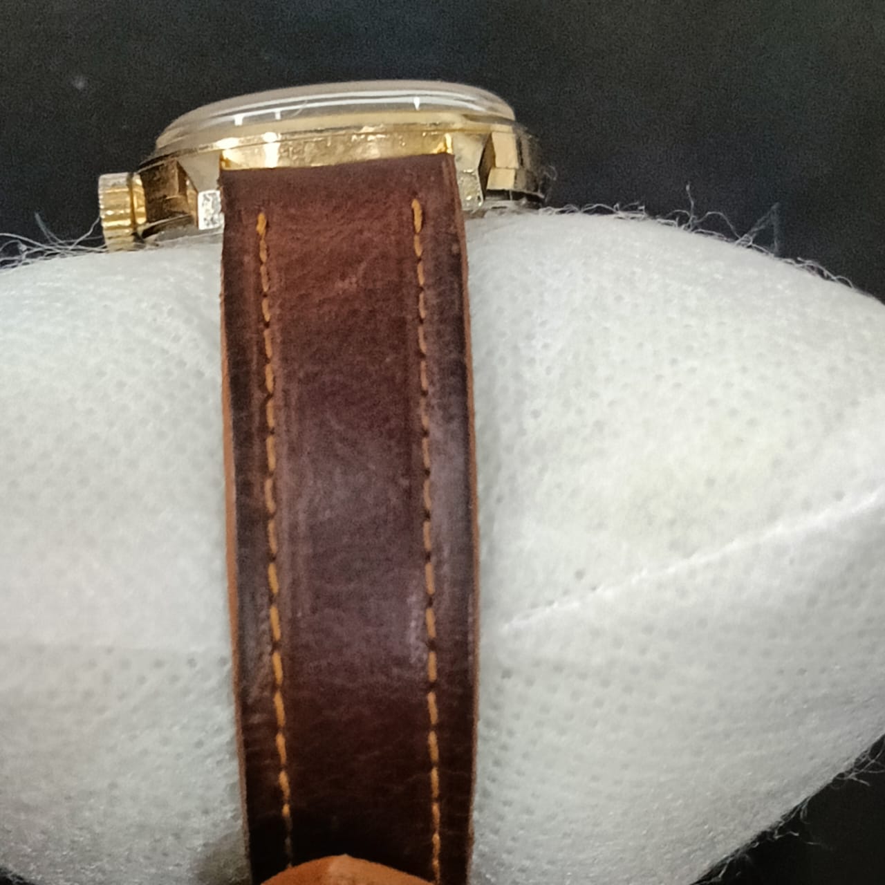 Montre elfa mécanique vintage original en plaqué or