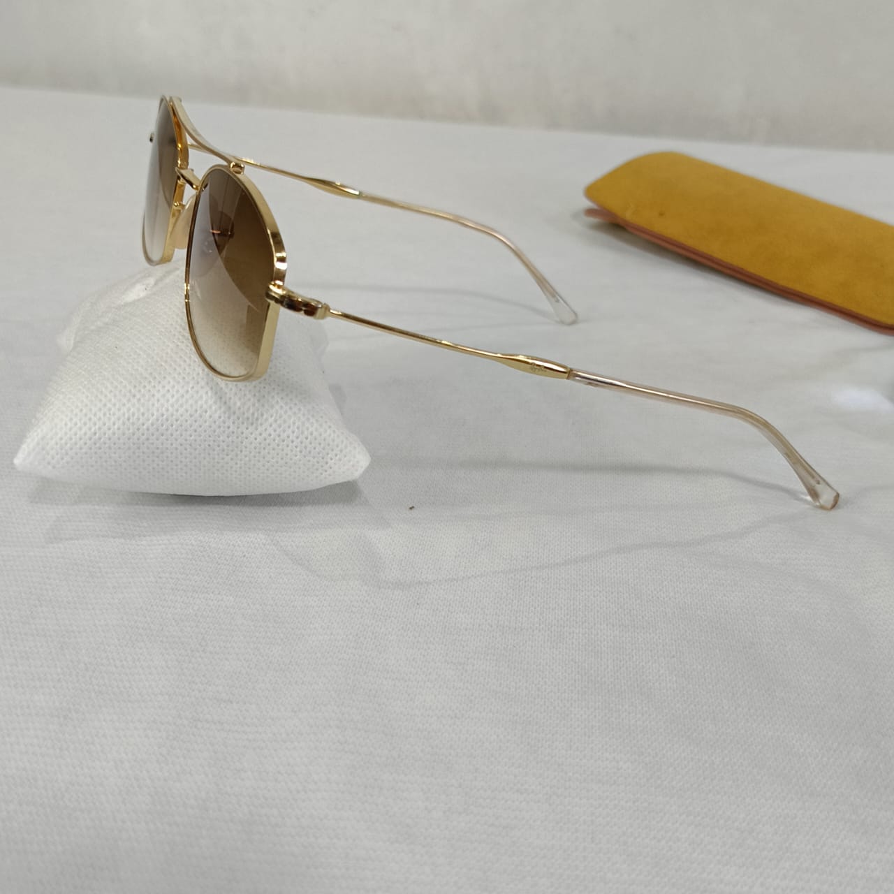 Lunette ray ben original en plaqué or