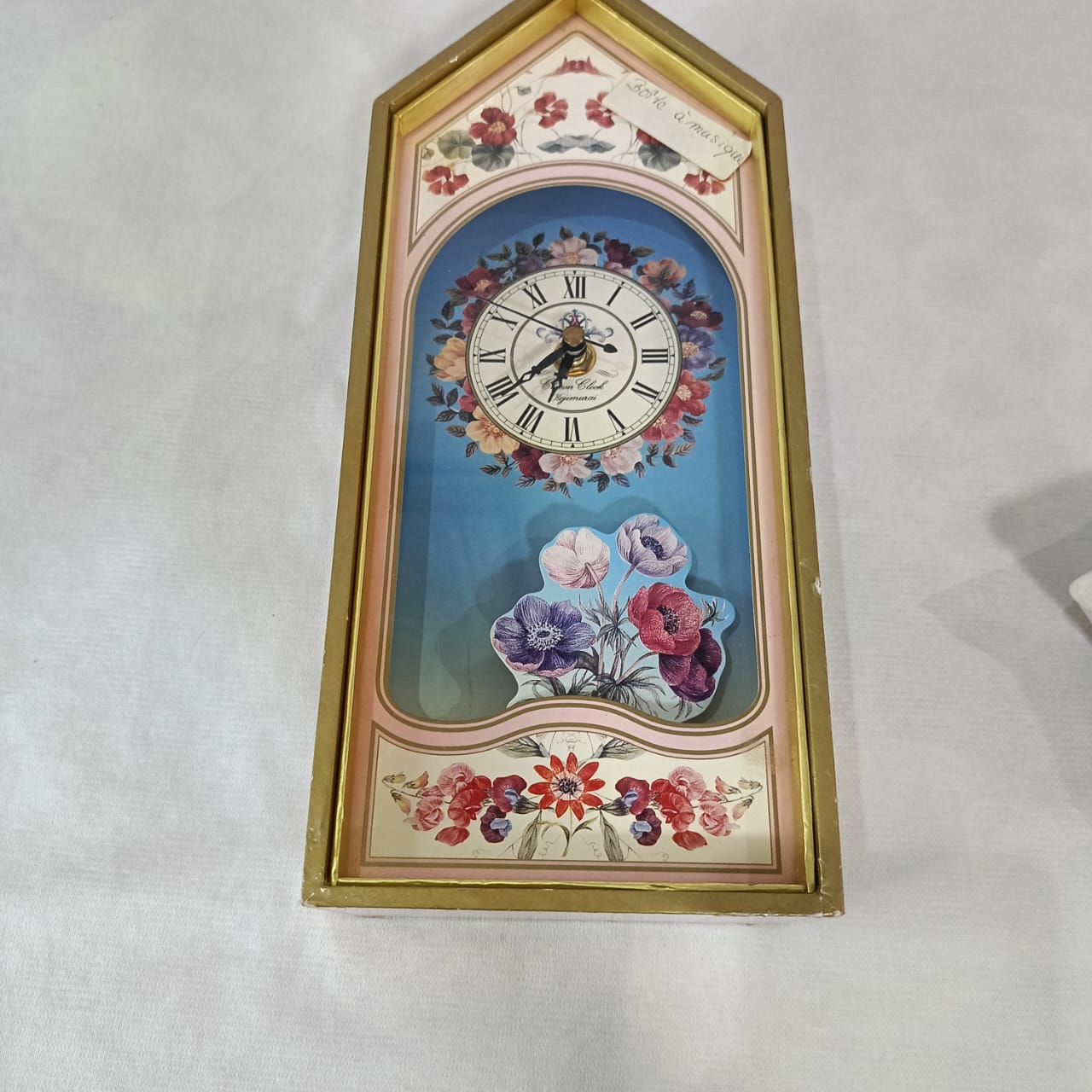 Horloge Quartz musique mécanique vintage